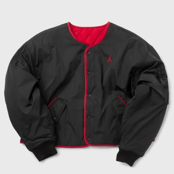 Nike Air Jordan Flight Cropped Bomber Reversible Jacket - Picture 9 of 11